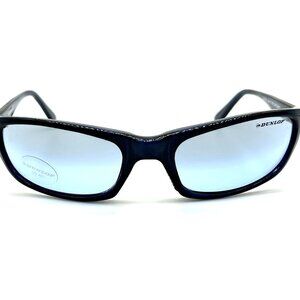 Dunlop DU105 C204 Black Rectangular Frame / Gray Blue Lenses  CAT 1 Sunglasses
